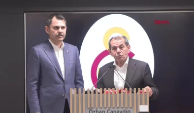 AK Parti İstanbul Büyükşehir Belediye Başkan Adayı Murat Kurum, Galatasaray Spor Kulübü’nü ziyaret etti
