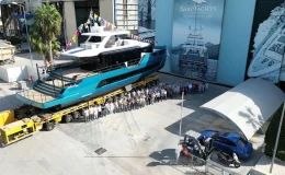 Antalya Serbest Bölge 2023 yılında 94 lüks yatı suya indirdi