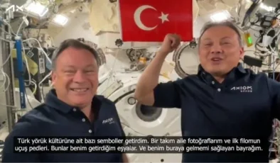 Türkiye’nin ilk astronotu Alper Gezeravcı uzaya Yörük nazarlığı götürdü