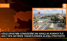 İzmir’de taksi şoförüne yapılan saldırı sonucu hayatını kaybeden Oğuz Erge’nin cenazesi konvoy eşliğinde Adli Tıp Kurumu’na getirildi