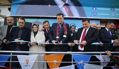 Odunpazarı’nda AK Parti Seçim İrtibat Bürosu açıldı