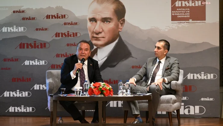 Antalya Büyükşehir Belediye Başkanı Muhittin Böcek, metro ve olimpik yüzme havuzu projelerini açıkladı