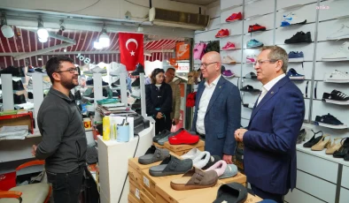 Ayvalık Belediye Başkanı Mesut Ergin Seçim Çalışmalarına Devam Ediyor