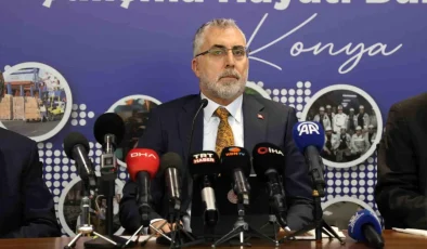 Çalışma ve Sosyal Güvenlik Bakanı Vedat Işıkhan, Konya’da Çalışma Hayatı Buluşmaları Toplantısına Katıldı