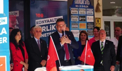 CHP Grup Başkanvekili Ali Mahir Başarır, Antalya Konyaaltı’nda seçim çalışmalarına devam ediyor
