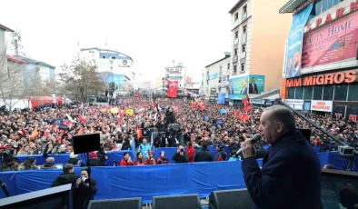 Cumhurbaşkanı Erdoğan, Ağrı mitinginde konuştu: “Başka Ağrı yok, başka Türkiye yok”