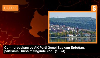 Cumhurbaşkanı Erdoğan, Bursa’ya yeni meydanlar ve yeşil alanlar kazandırıyor
