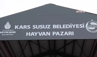 İstanbul Büyükşehir Belediye Başkanı Ekrem İmamoğlu, Kars’ın Susuz ilçesinde canlı hayvan pazarının açılışını gerçekleştirdi