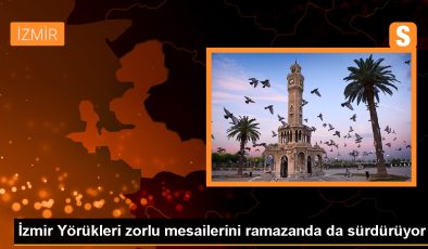 İzmir’in Karaburun ilçesinde Yörük ailesi ramazanda da hayvanlarıyla ilgileniyor