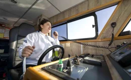 Mersin Büyükşehir Belediyesinde Kadın Gemi Kaptanı Görev Yapıyor