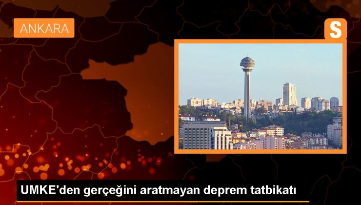 UMKE Gönüllüleri Deprem Tatbikatı Gerçekleştirdi