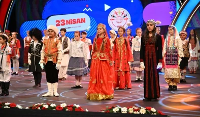 Cumhurbaşkanı Yardımcısı Cevdet Yılmaz, 23 Nisan Çocuk Şenliği’nde konuştu