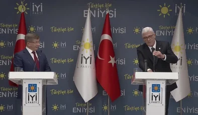 Ahmet Davutoğlu, İYİ Parti Genel Başkanı Müsavat Dervişoğlu’nu ziyaret etti