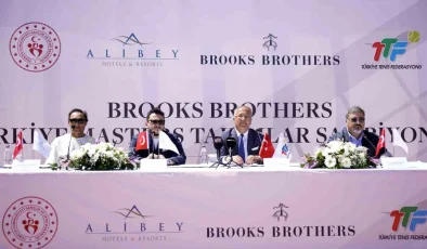 Türkiye’nin en geniş katılımlı tenis organizasyonu Brooks Brothers Türkiye Masters Takımlar Şampiyonası basın toplantısı yapıldı