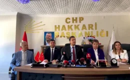 CHP Heyeti Hakkari’de Kayyum Atamalarını Protesto Etti