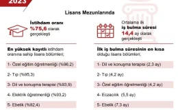 2023 Yılında Türkiye’de Lisans ve Ön Lisans Mezunlarının İstihdam Durumu