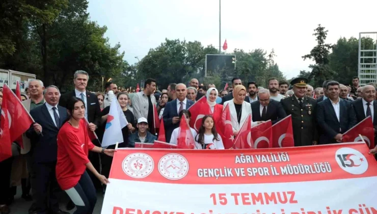Ağrı’da 15 Temmuz Demokrasi ve Milli Birlik Günü Programı Düzenlendi