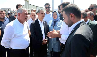 AK Parti Elazığ Milletvekili ve İl Başkanı, Eti Krom işçilerine destek ziyaretinde bulundu