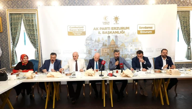 AK Parti Erzurum İl Başkanı İbrahim Küçükoğlu, Kent Gündemini Değerlendirdi