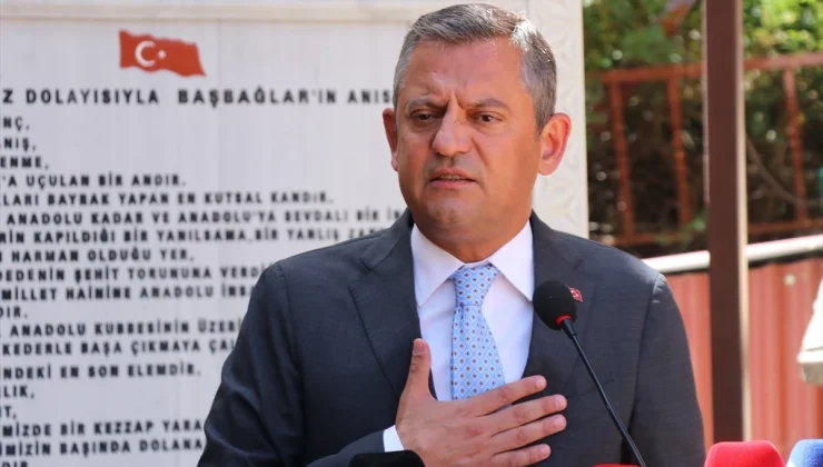 CHP Genel Başkanı Özgür Özel: Başbağlar rastgele seçilmiş bir yer değildi
