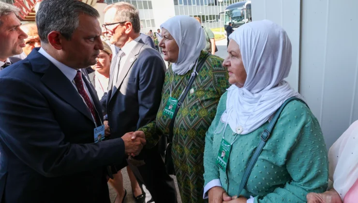 CHP Genel Başkanı Özgür Özel, Srebrenitsa katliamının 29. yılında Bosna-Hersek’te