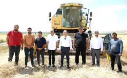 Çorum’un Alaca ilçesinde hasat dönemi başladı