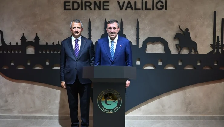 Cumhurbaşkanı Yardımcısı Yılmaz, Edirne İş Dünyası Buluşması’nda konuştu Açıklaması