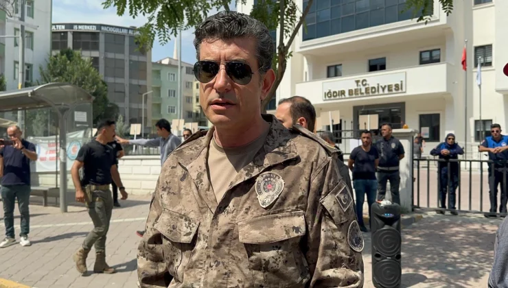 Iğdır Emniyet Müdürü işçileri ziyaret etti