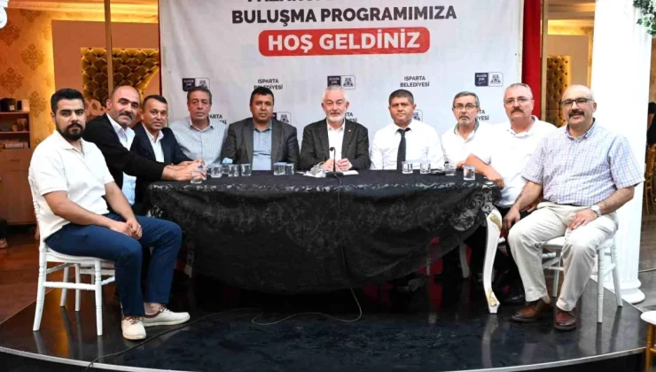 Isparta Belediye Başkanı Şükrü Başdeğirmen Pazarcı Esnafıyla Buluştu