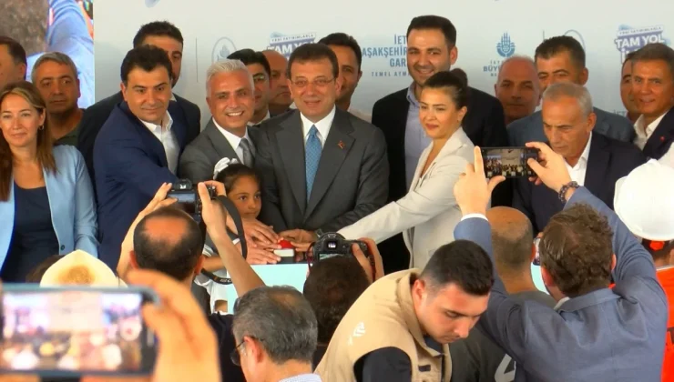 İstanbul Büyükşehir Belediye Başkanı Ekrem İmamoğlu, İETT Başakşehir Kayabaşı Garajı’nın temel atma töreninde konuştu