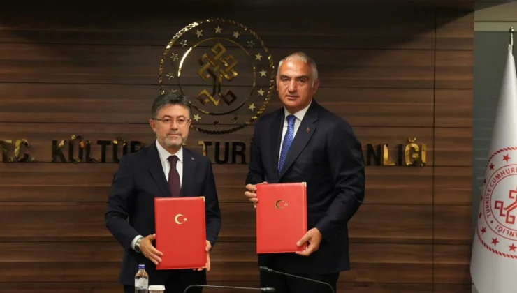 Kültür ve Turizm Bakanı ile Tarım ve Orman Bakanı, Su Verimliliği Seferberliği İşbirliği Protokolü’nü İmzaladı