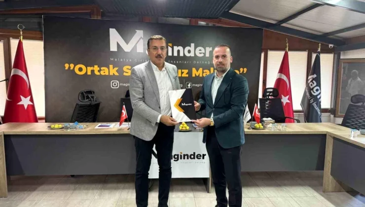 MAGİNDER Başkanı Salih Karademir, Bülent Tüfenkci’ye Malatya’nın sorunlarını sundu