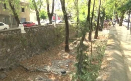 Manisa’da Çaybaşı Deresi Temizlik Çalışması